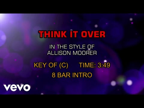 Think It Over - Allison Moorer