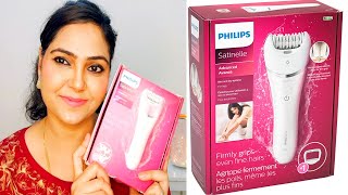 Philips BRE635 Satinelle Advanced Cordless Epilator Demo and Review With Attachments | Philips Satin