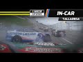 In-car: Ryan Preece makes hard contact with Kyle Larson | NASCAR | Talladega