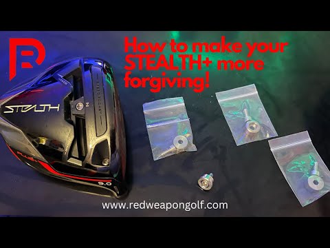 The SECERET on how to make your TAYLORMADE STEALTH PLUS driver more forgiving!