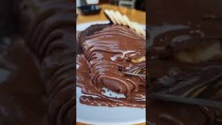 What does Milky Chubby Choco Mochi #Franchise Looks like  #pancakes #crepes #palacinke #shorts