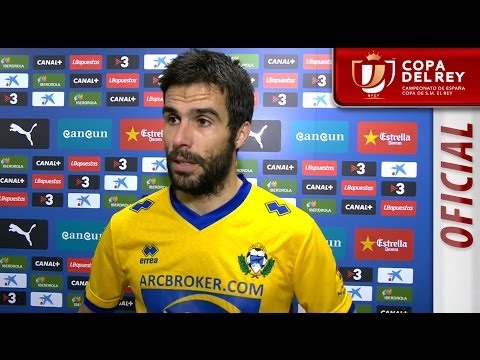 Entrevista a Rubén Sanz tras el RCD Espanyol (4-2) AD Alcorcón - HD Copa del Rey