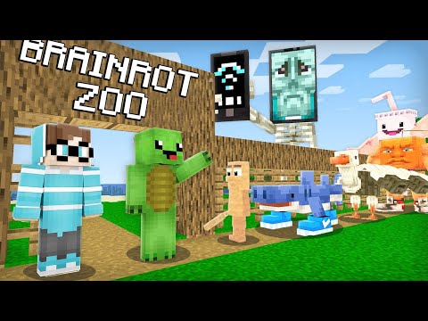 Wir haben einen ITALIEN BRAINROT ZOO gebaut in Minecraft!