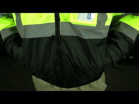 Radians SJ210B Three-in-One Deluxe Hi-Viz Bomber Jacket