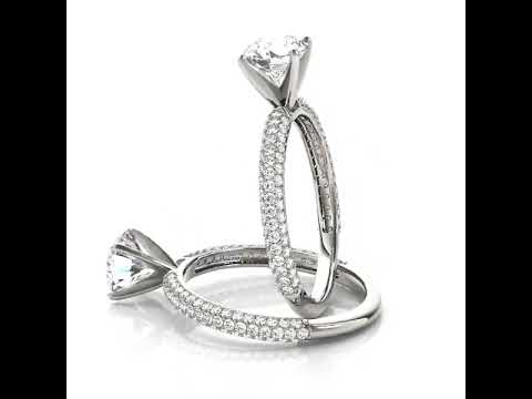 All Side Diamond Anniversary Ring | Fiyu-Jewels