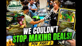 We Couldn't Stop Making Deals at Emerald City Card Show! 😳💰 | POV Part 2