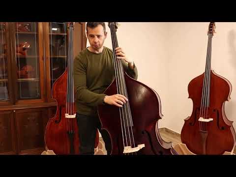 Cerutti Double Bass 4/4 Antique Style - Hand-Made in Romania #16 image 15