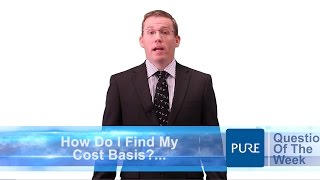How do I Find My Cost Basis?