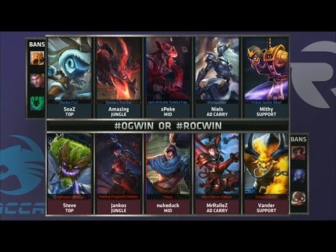 OG vs ROC Game 2 Highlights - ORIGEN vs ROCCAT - Week 9 EU LCS SUMMER 2015