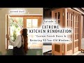 EXTREME KITCHEN RENOVATION EP 4 | Custom French Doors & Restoring 90-Year-Old Windows