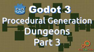 Procedural Generation in Godot: Dungeon Generation (part 3)