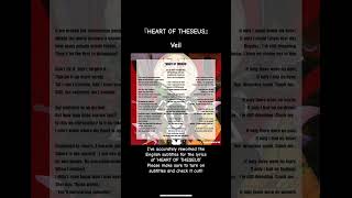 『HEART OF THESEUS』Music is being distributed🤖 #vocaloid #hatsunemiku #indiemusic