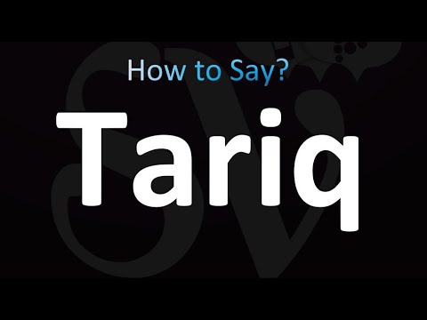 How to Pronounce Tariq (correctly!)