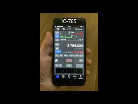 SDR-Mobile APP for IC-705, IC-7610, IC-9700 und IC-7300 on iPhone