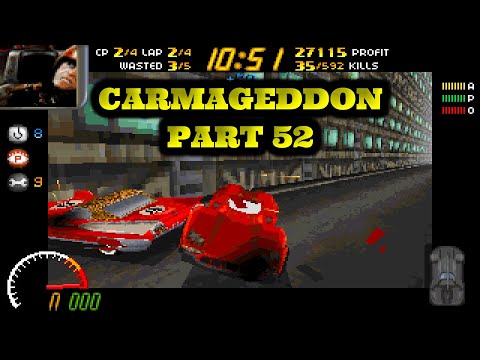 Old Games - Carmageddon 1 / Top Gear Thrash #52 / PC 4K