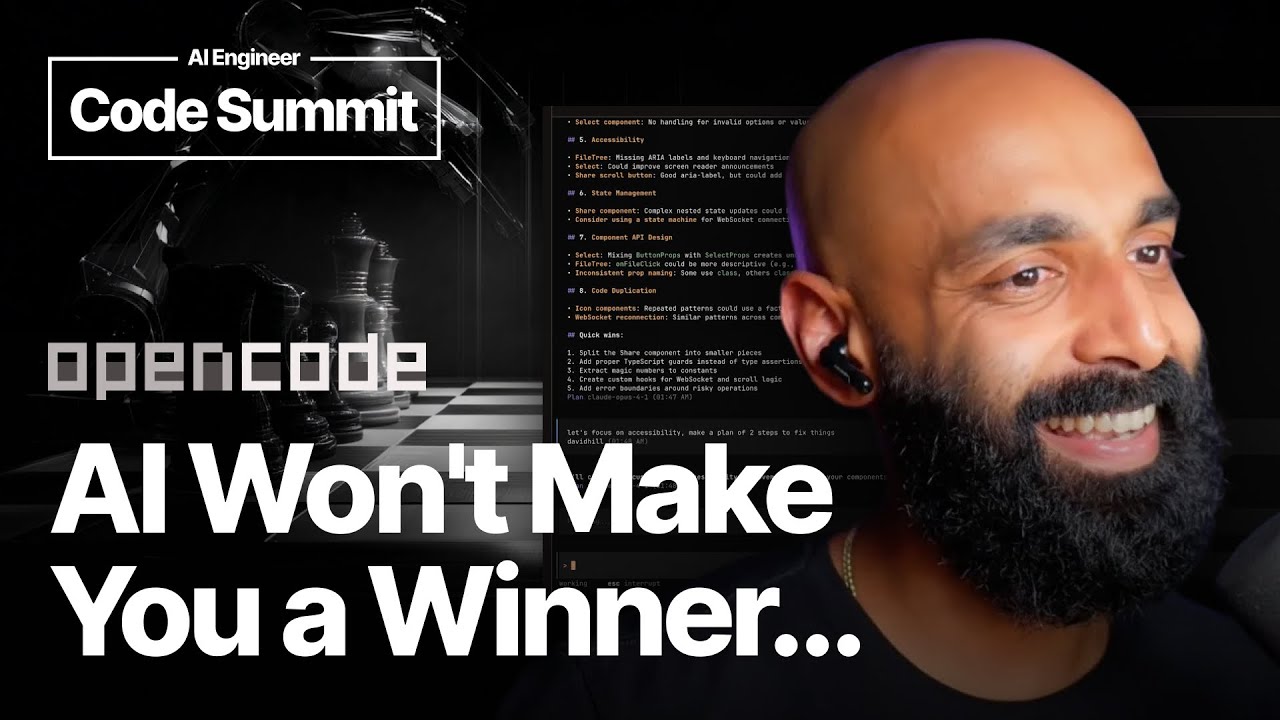 AI changes *Nothing* — Dax Raad， OpenCode | BestBlogs.dev