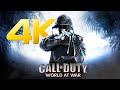 Call Of Duty: World At War 4k 60fps Juego Completo Long