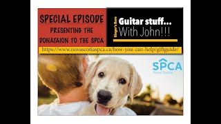 GSWJ- SPECIAL EPISODE! JP and Chris visit the NS SPCA and Donate the Guitar Auction Money