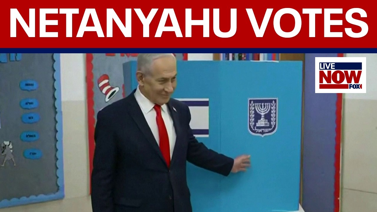Israeli PM Netanyahu votes in Israel's first election since Oct. 7 attack