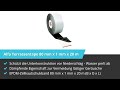 Alfa Terrassentape 20 m Breite: 80 & 150 mm - Video