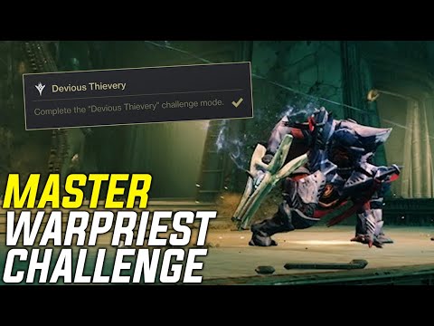 Destiny 2: Master King's Fall Warpriest Challenge (Devious Thievery Triumph)