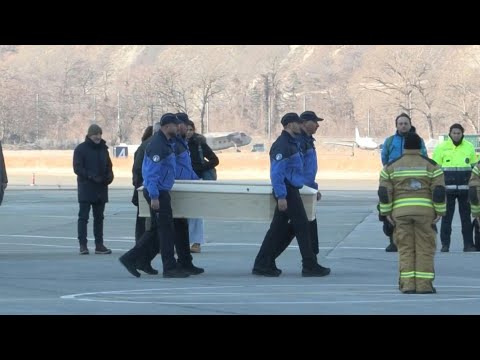 Procession as five Italians killed in Crans Montana bar fire repatriated | AFP