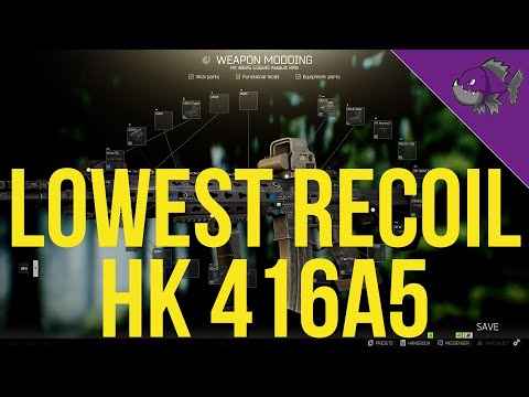 Lowest Recoil HK 416A5 - Modding Guide - Escape From Tarkov