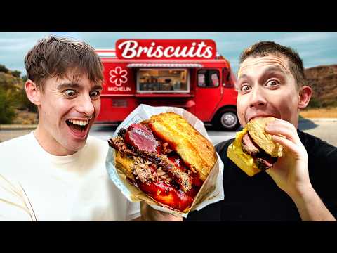 Brits try Michelin Texas Food Truck!