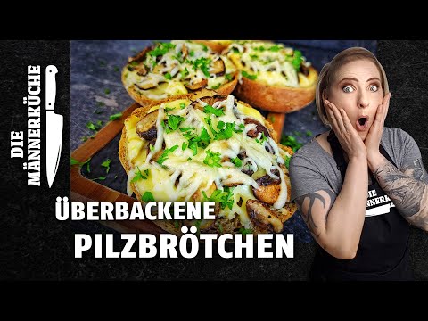 Überbackene Pilzbrötchen 🤤 Schnelles Abendessen für die ganze Familie