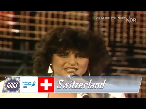 eurovision 1983 Switzerland 🇨🇭 Mariella Farre - Io cosi non ci sto
