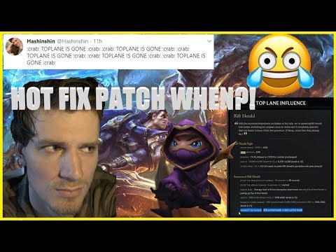 Hashinshin: 🦀TOP LANE IS GONE 🦀 BRUISERS ARE GONE 🦀 Pre-season