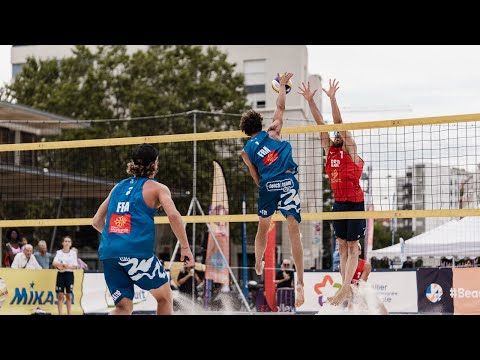 🏐 Huerta.P/Jiménez (ESP) - Patte/Platre (FRA) | 2022 VW Beach Pro Tour Futures | Montpellier 🏐