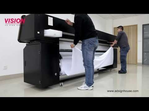 Direct Printing on Fabric Textile Printer VS-2602TX with EPSON DX5 Print Head