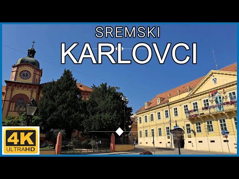 [4K] Sremski Karlovci - Serbia🇷🇸Walking Tour - Town Centre
