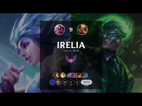 Irelia Mid vs Brand - EUW Master Patch 12.9