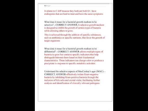 ASU MIC 205 PENTON EXAM 1 NEWEST ACTUAL EXAM COMPLETE 200 QUESTIONS AND CORRECT ANSWERS VERIFIED ANS