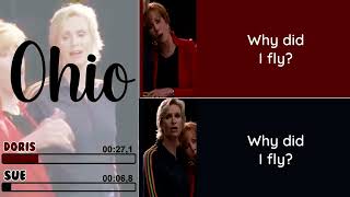 Glee - Ohio | Line Distribution + Lyrics
