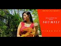 BEAUTIFUL SEXY CUTIE SOUMILI YELLOW Color Saree Fashion Tutorial BONG FASHION Full HD 2022