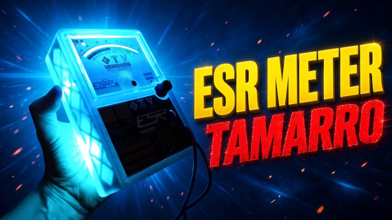 ESR Meter Tamarro RGB DIY: perchè accontentarsi di quello normale?
