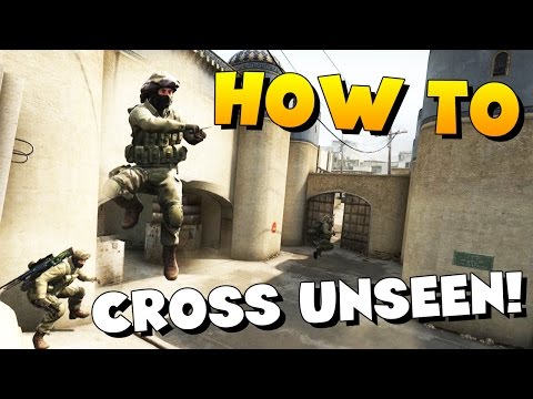 CS:GO - How To Cross Dust2 Mid Doors Without Being Seen!