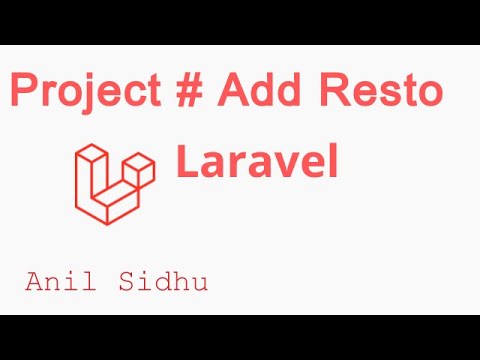 Laravel project 6 Add Restaurant in DB | flash session | alert