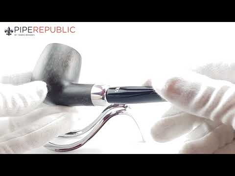 Stanwell Army Mount Pfeifen schwarz poliert Modell 88 Einzelstück 9mm FT Smooth