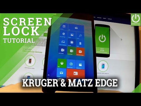 How to Set Up Password in KRUGER & MATZ EDGE 802