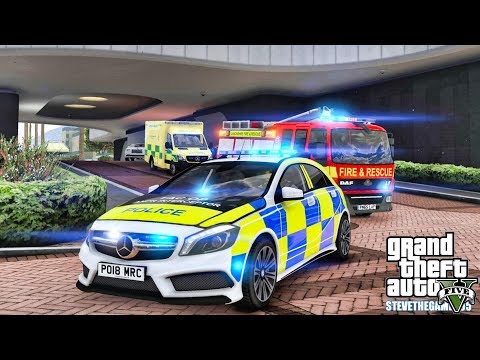GTA 5 MODS LSPDFR 0.4.4 #1 - BRITISH PATROL!!! (GTA 5 REAL LIFE PC MOD)