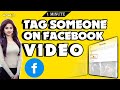 How to tag someone on Facebook video 2024 | Skill Wave