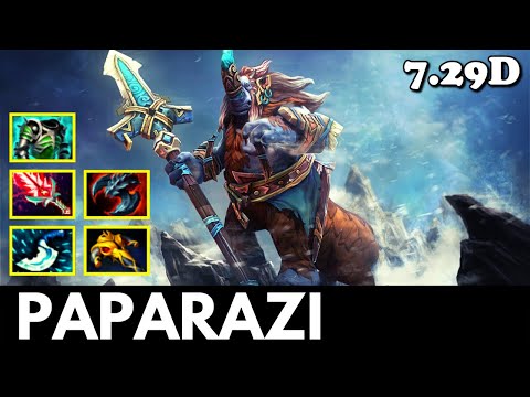 PAPARAZI MAGNUS HARD CARRY GOSU DOTA 2 7.29D GAMEPLAY 😱
