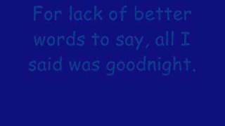 A Goodnight&#39;s Sleep by The Starting Line w/lyrics