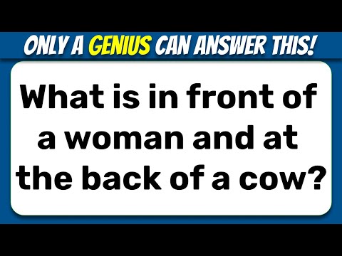 🔴CAN YOU SOLVE THESE 18 TRICKY RIDDLES? | ONLY A GENIUS CAN PASS THIS TEST