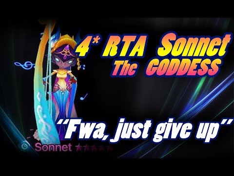 SUMMONERS WAR - 4* RTA Feat.Sonnet "Fwa just give up"