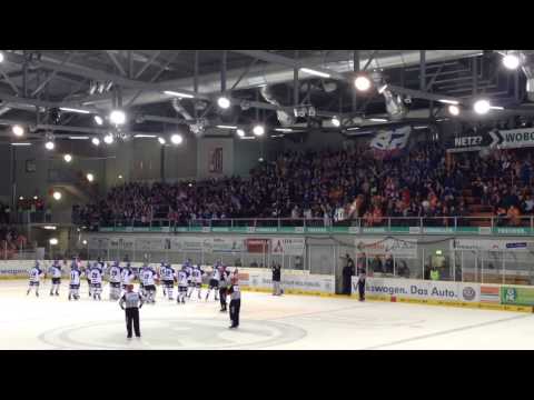 02.04.15 Wolfsburg vs. Mannheim - Spieler der Adler Mannhei